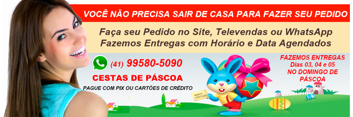 Cestas de Páscoa Chocolates