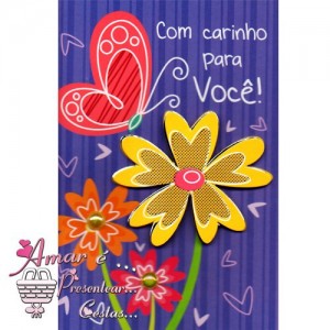 Cartão Aniversário Feminino
