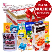 Baú Café Linda Mulher C/ Amanditas