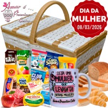 Cesta Piquenique Ótimo Dia da Mulher