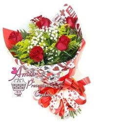 Buque 6 Rosas Vermelhas Buque 6 Rosas Vermelhas