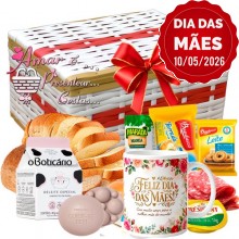 Baú Dia das Mães Especial C/ Sabonetes Deleite O Boticário