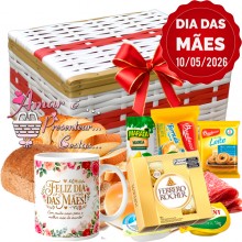 Baú Dia das Mães Especial C/ Ferrero Rocher 4 Unidades