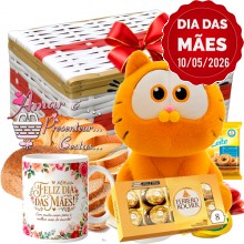 Baú Mães Especial Ferrero Rocher 4 unidades, C/ Garfield