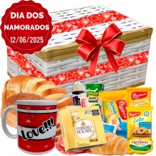 Baú Café da Manhã Especial Love C/ Ferrero 4 Unidades
