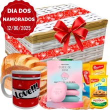 Baú Café da Manhã Especial Love C/ Sabonetes Boticário