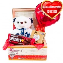 Bóx Urso Cachecol e Ferero Rocher