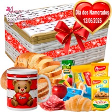 Baú Café da Manhã Especial Namorados