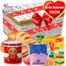 Baú Café da Manhã Especial Love C/ Sabonetes Boticário