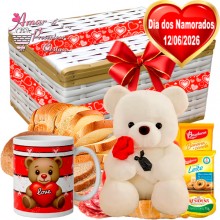 Baú Especial Urso com Rosa Baú Especial Urso com Rosa