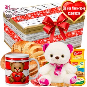 Baú Café Especial Urso Cachecol Rosa Baú Café Especial Urso Cachecol Rosa