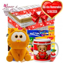 Baú Namorados C/ Gato Garfild Baú Namorados C/ Gato Garfild