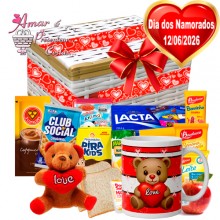 Baú Namorados C/ Ursinho Love Baú Namorados C/ Ursinho Love