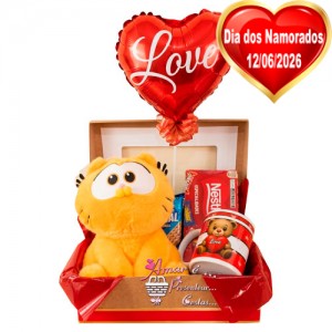 Caixa Namorados Love Gato Garfield