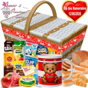 Cesta Piquenique Ótimo Dia dos Namorados Cesta Piquenique Ótimo Dia dos Namorados