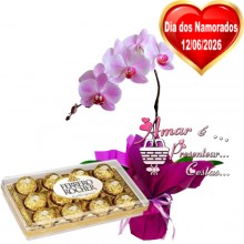 Orquídea Lilás C/ Ferrero Rocher 12