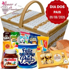 Cesta Piquenique Nutella ferrero 8 Dias dos Pais Cesta Piquenique Nutella ferrero 8 Dias dos Pais