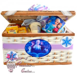 Cesta Infantil  Frozen Aventura Congelante