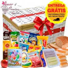 Baú Ótimo Dia C/ Caneca Aniversário - Promoção de Entrega