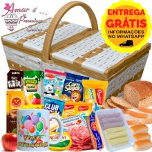 Cesta Ótimo Dia Aniversário Piquenique - Promoção de Entrega