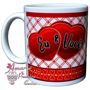 Caneca Romântica Eu e Você