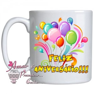 Caneca Feliz Aniversário