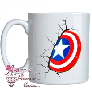 Caneca Personalizada Capitão América