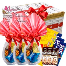 Baú Feliz Páscoa 3 Pessoas Baú Feliz Páscoa 3 Pessoas