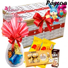 Baú Feliz Páscoa Ferrero Rocher 8 Unidades Baú Feliz Páscoa Ferrero Rocher 8 Unidades