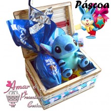 Baú Stich C/ Ovo de Chocolate Baú Stich C/ Ovo de Chocolate