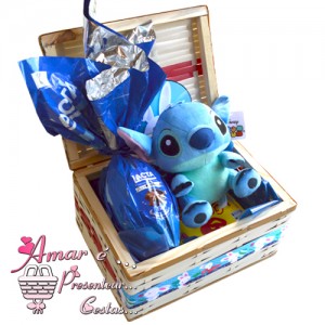 Baú Stich C/ Ovo de Chocolate