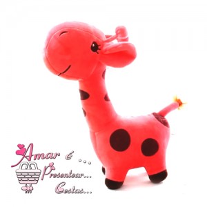 Girafinha Joy Rosa 15cm