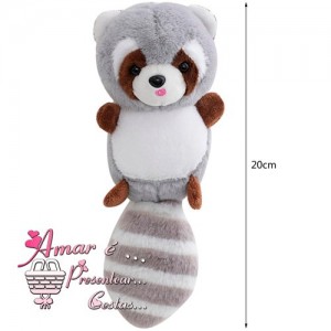 Guaxinim Cinza 20Cm