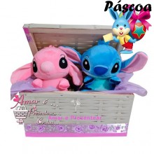 Baú Mimos Pelucia Angel & Stitch Baú Mimos Pelucia Angel & Stitch