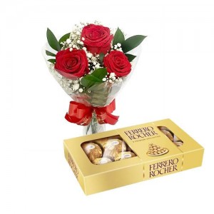 Mini Buque 3 Com Ferrero Rocher